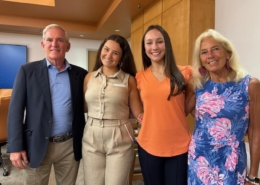 From left: Fred Flynn, Bella Gomes, McKaylee Swatt, and Anne Earle.
