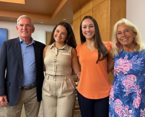 From left: Fred Flynn, Bella Gomes, McKaylee Swatt, and Anne Earle.